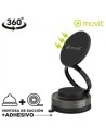 Soporte de Smartphone para Coche Muvit For Change MCCHL0035, Negro