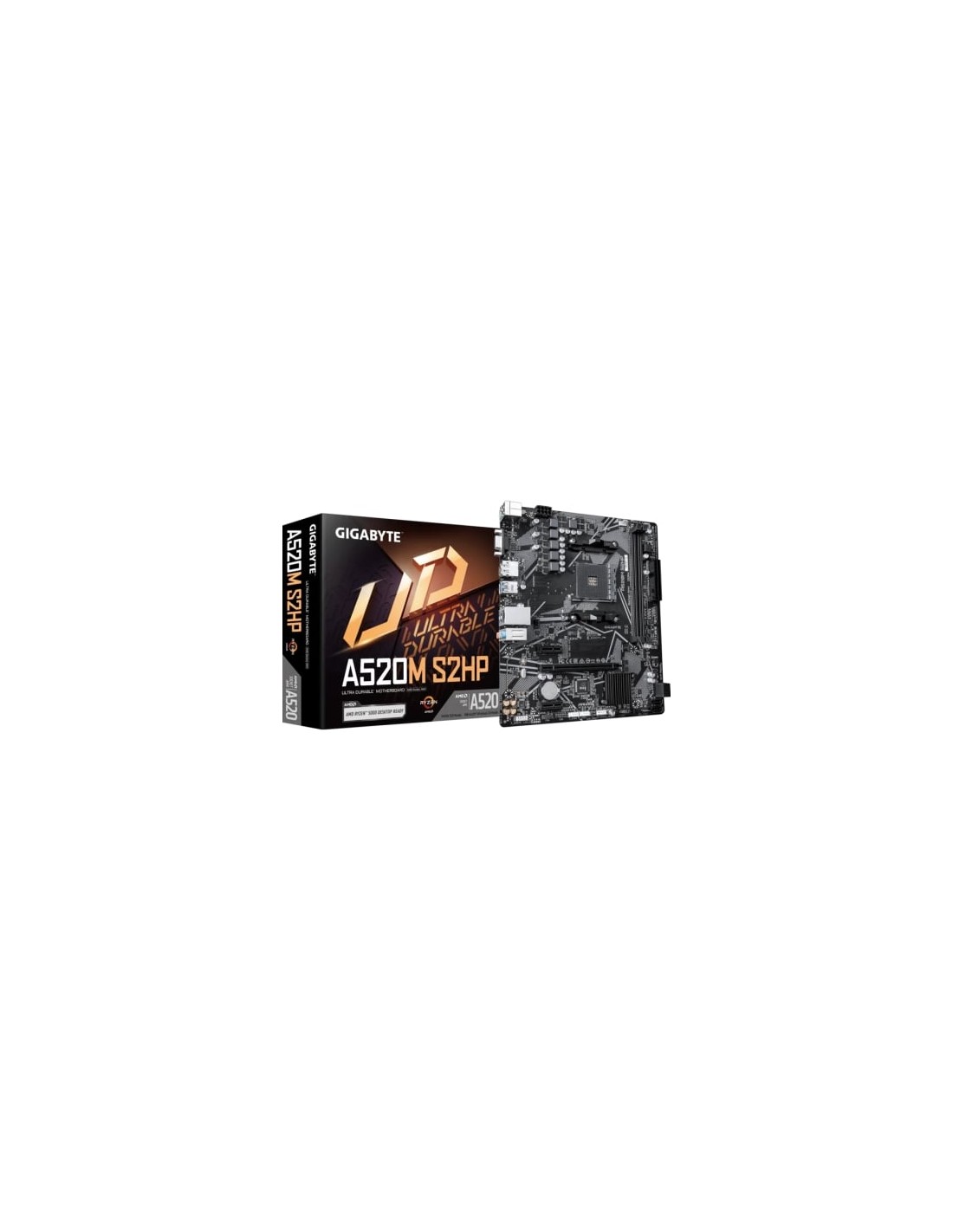 Placa Base Gigabyte A520M S2HP Socket AM4 DDR4 PCIe 3.0 Micro ATX