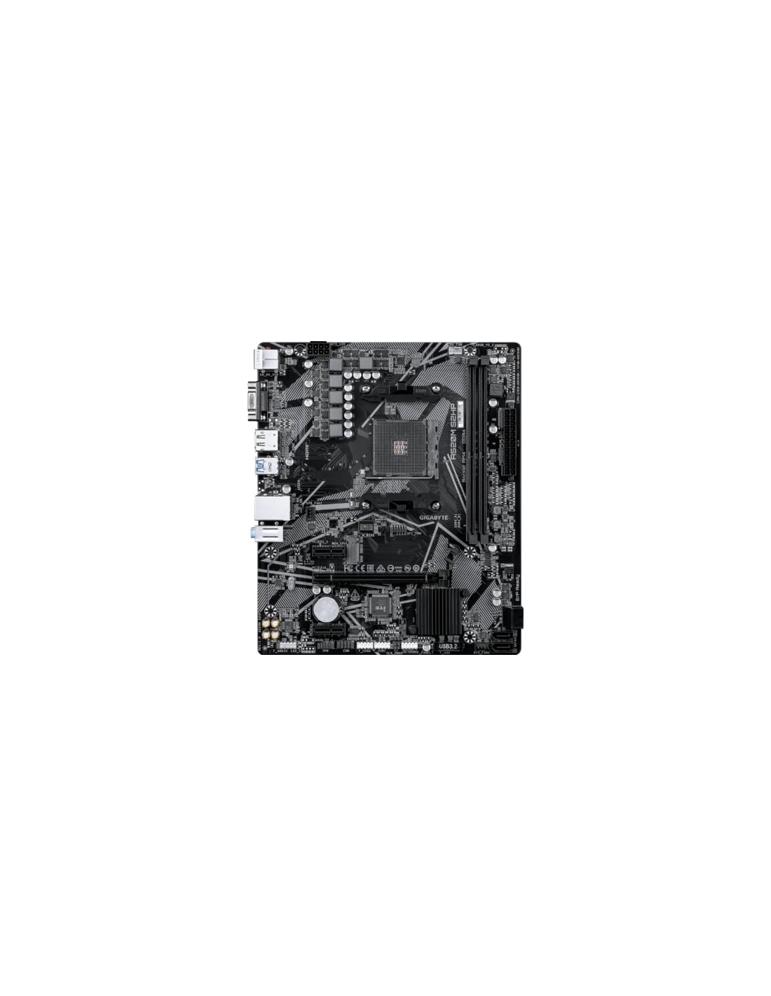 Placa Base Gigabyte A520M S2HP Socket AM4 DDR4 PCIe 3.0 Micro ATX