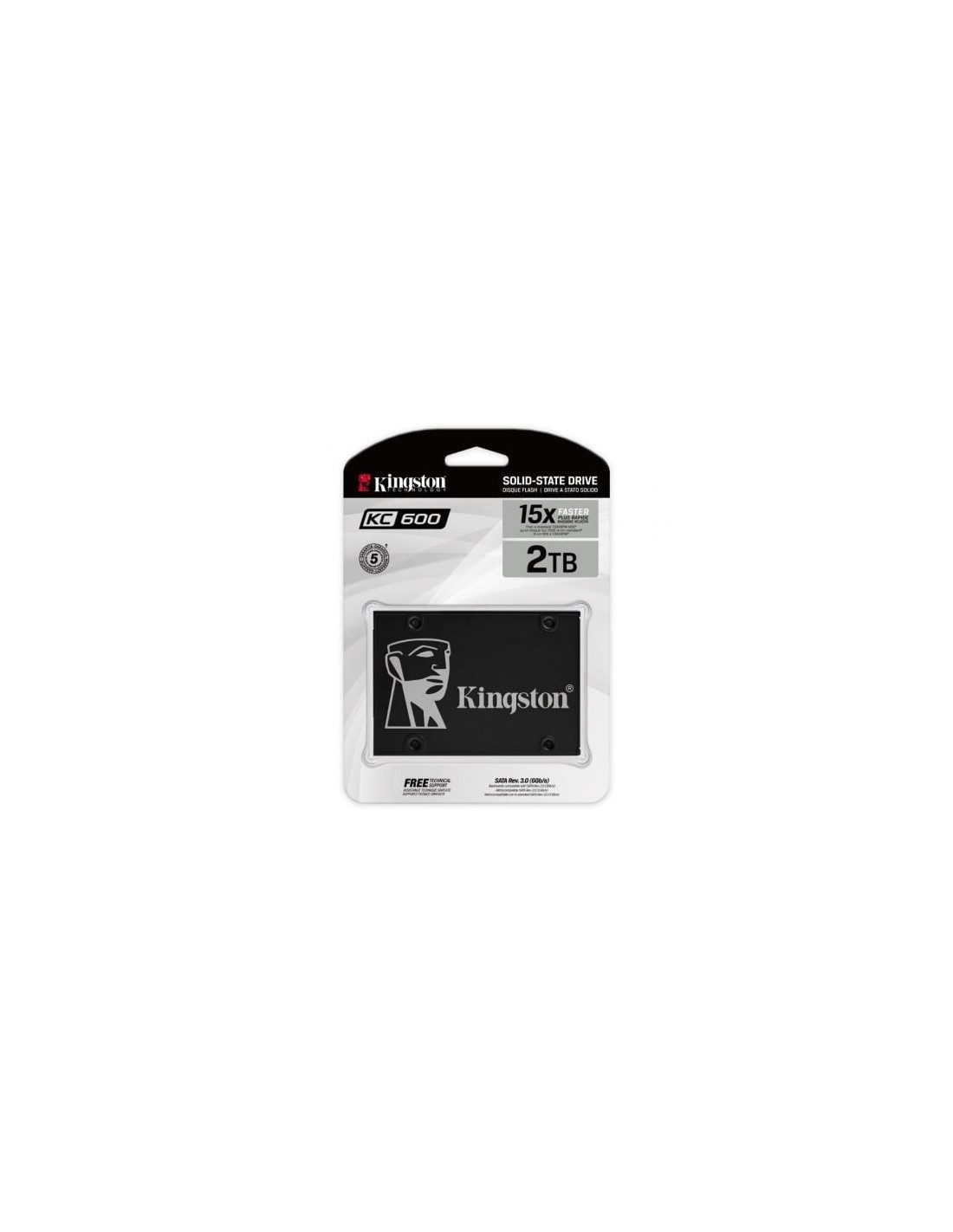 Disco SSD Kingston KC600 2TB SATA III | Logroño