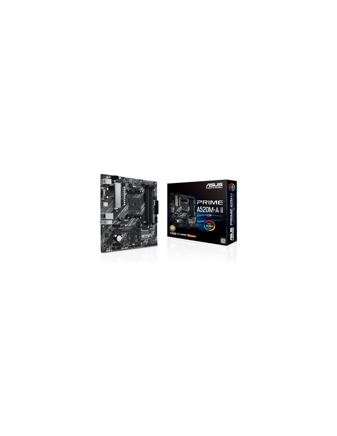 Placa Base Asus Prime A520M-A II/CSM Socket AM4 DDR4 PCIe 3.0 Micro AT