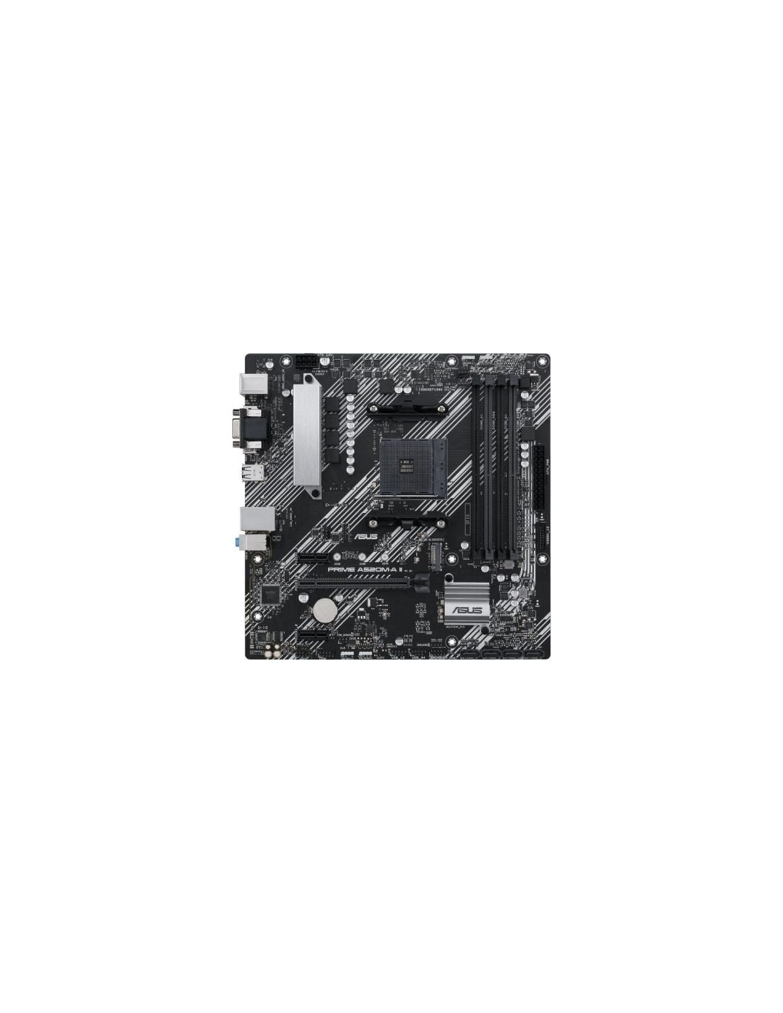 Placa Base Asus Prime A520M-A II/CSM Socket AM4 DDR4 PCIe 3.0 Micro AT