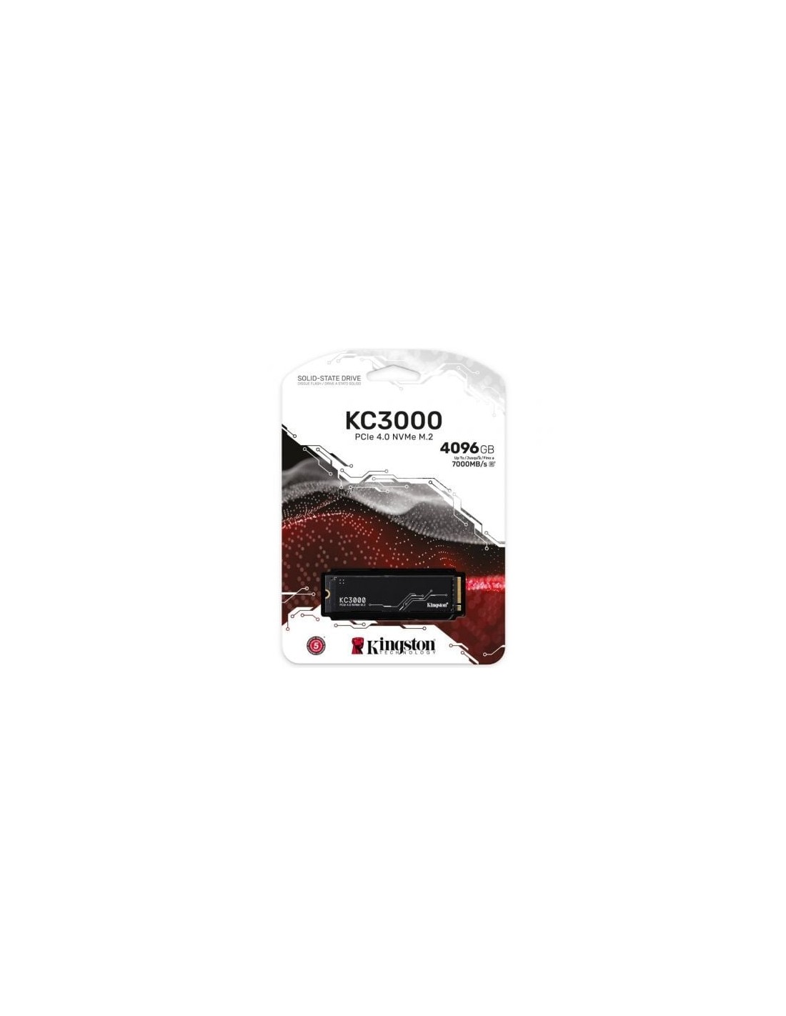 Disco SSD Kingston KC3000 4TB M.2 2280 PCIe Gen4 con Difusor de Calor