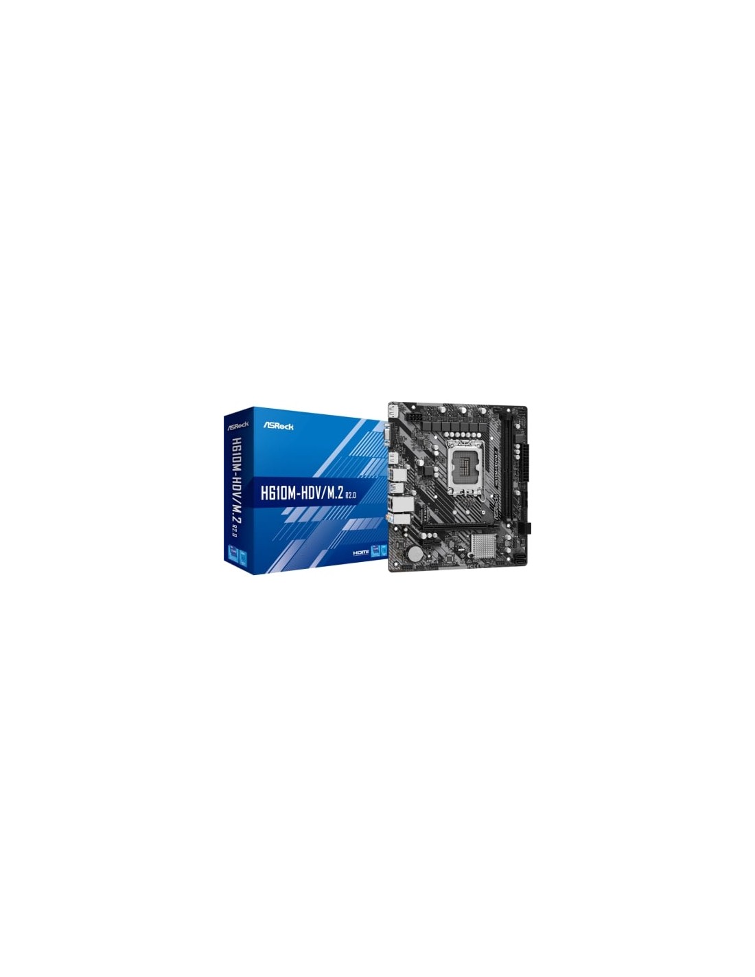 Placa Base Asrock H610M-HDV M2 R2 Socket 1700 DDR4 PCIe 4.0 Micro ATX