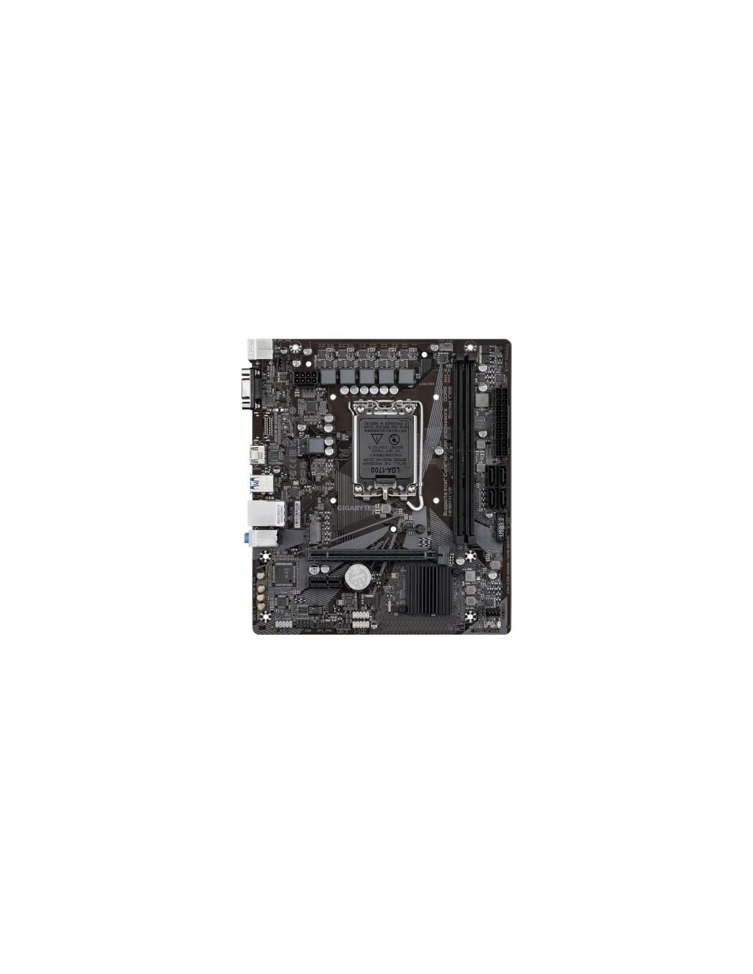 Placa Base Gigabyte H610M H V2 Socket 1700 DDR5 PCIe 4.0 Micro ATX