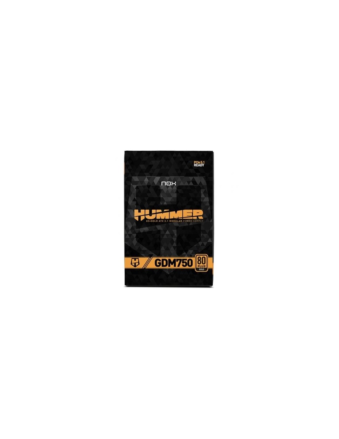Fuente de Alimentación Nox Hummer GDM 750W ATX 3.1 PCIe 5.1 80 Plus Go
