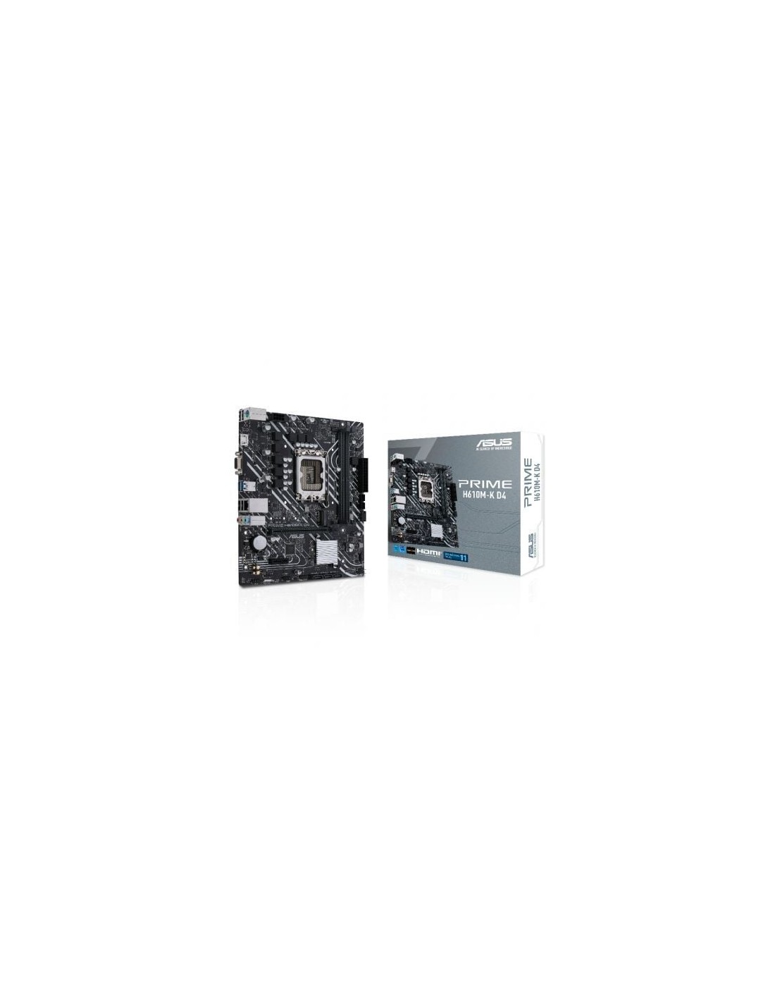 Placa Base Asus Prime H610M-K D4 Socket 1700 DDR4 PCIe 4.0 Micro ATX