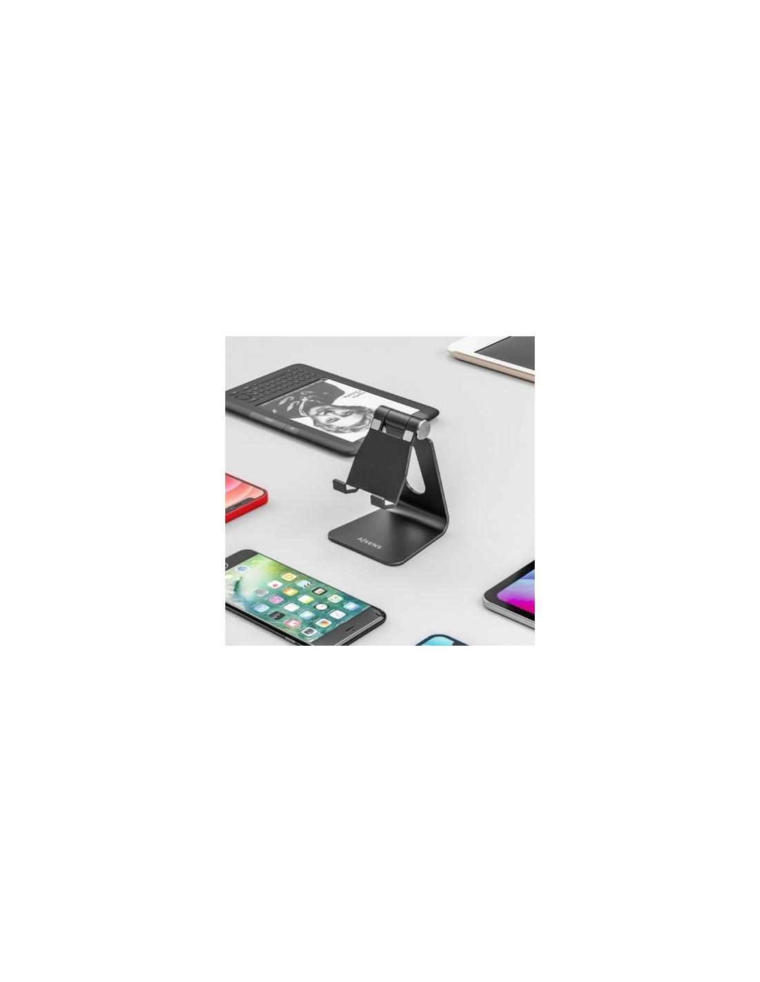 Soporte para Smartphone/Tablet Aisens MS1PM-084, Negro
