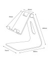 Soporte para Smartphone/Tablet Aisens MS1PM-084, Negro