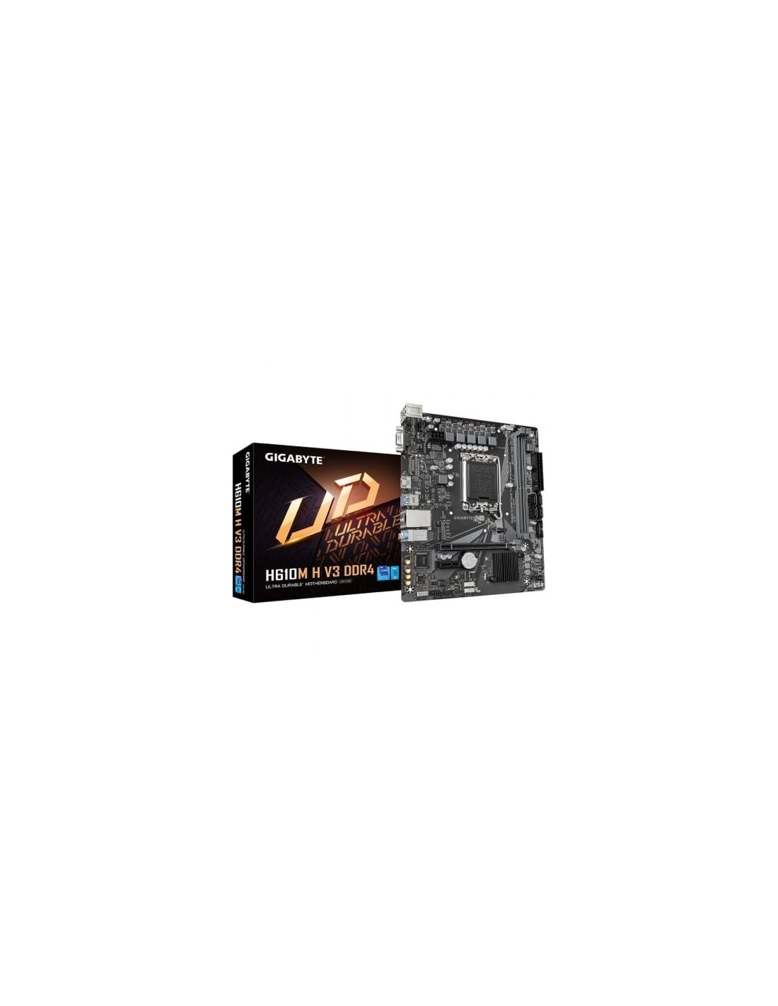 Placa Base Gigabyte H610M H V3 DDR4 Socket 1700 DDR4 PCIe 4.0 Micro AT