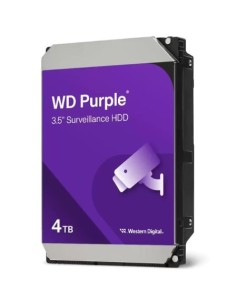 Disco Duro Western Digital WD Purple Surveillance 4TB 3.5" SATA III 12