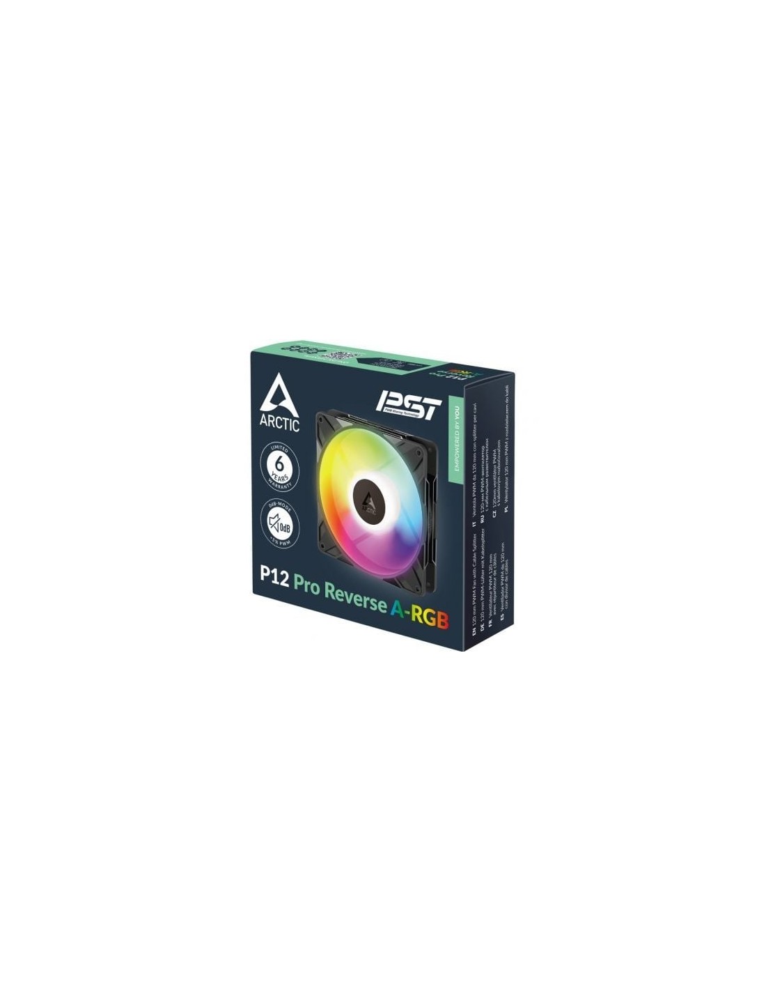Ventilador Arctic P12 Pro Reverse A-RGB 12cm Negro | Logroño