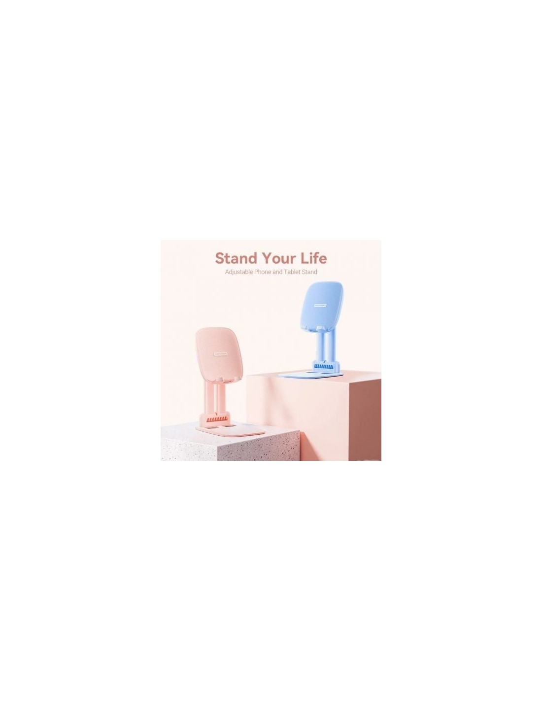 Soporte para Smartphone/Tablet Vention KSGP0, Rosa | El Ocio Virtual