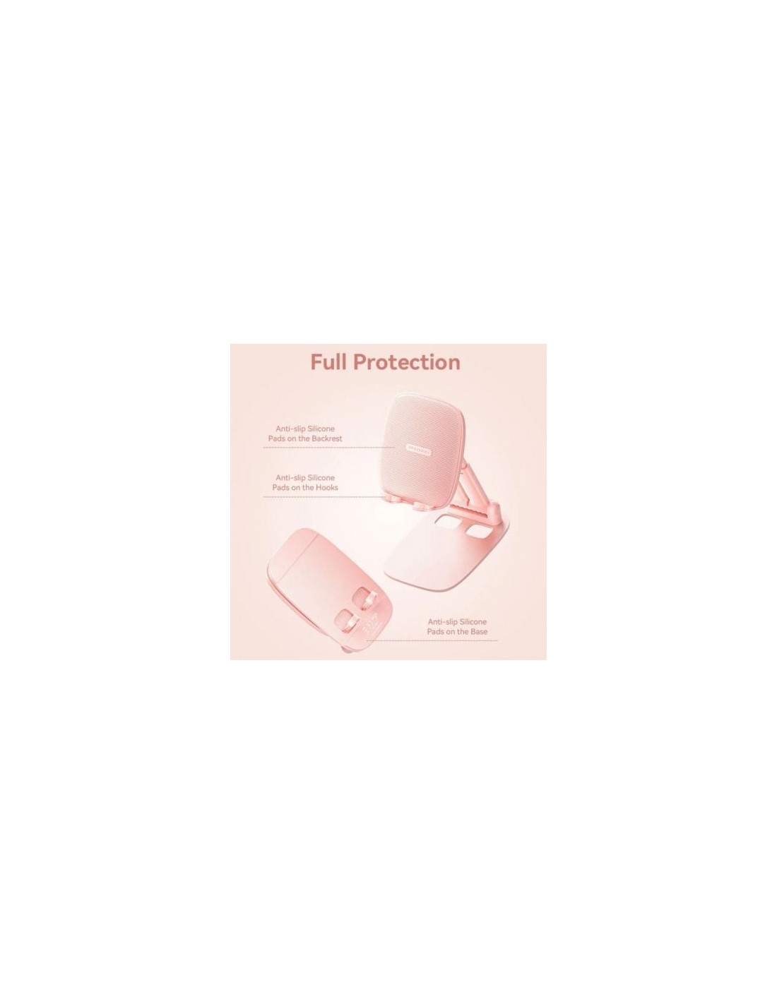 Soporte para Smartphone/Tablet Vention KSGP0, Rosa | El Ocio Virtual