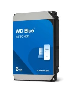 Disco Duro Western Digital WD Blue PC Desktop 6TB 3.5" SATA III 256MB