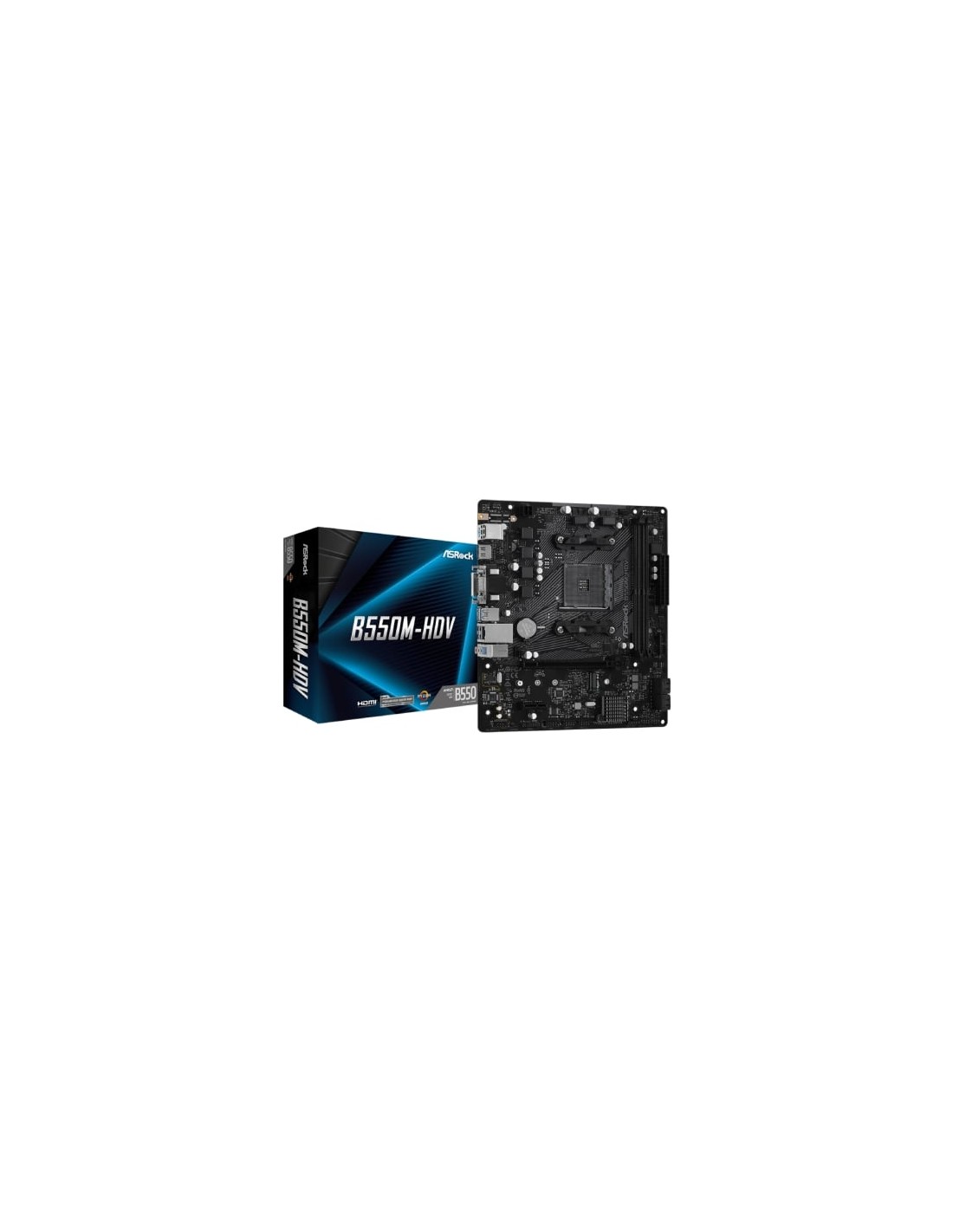 Placa Base Asrock B550M-HDV DDR4 PCIe 4.0 Socket AM4 Micro ATX