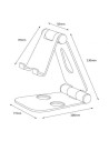 Soporte para Smartphone/Tablet Aisens MS2PXL-094, Gris
