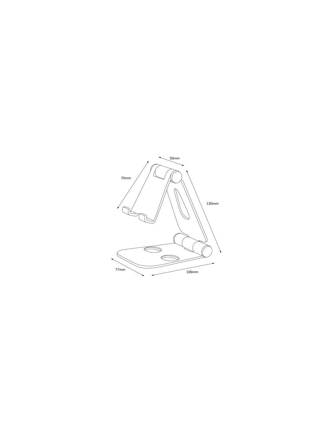 Soporte para Smartphone/Tablet Aisens MS2PXL-094, Gris