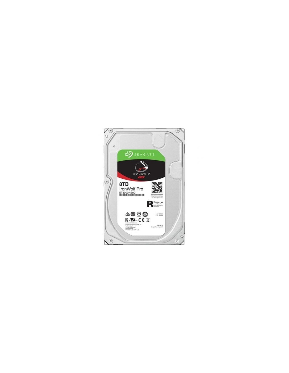 Disco Duro Seagate IronWolf Pro NAS ST8000NT001 8TB 3.5" SATA III 256M
