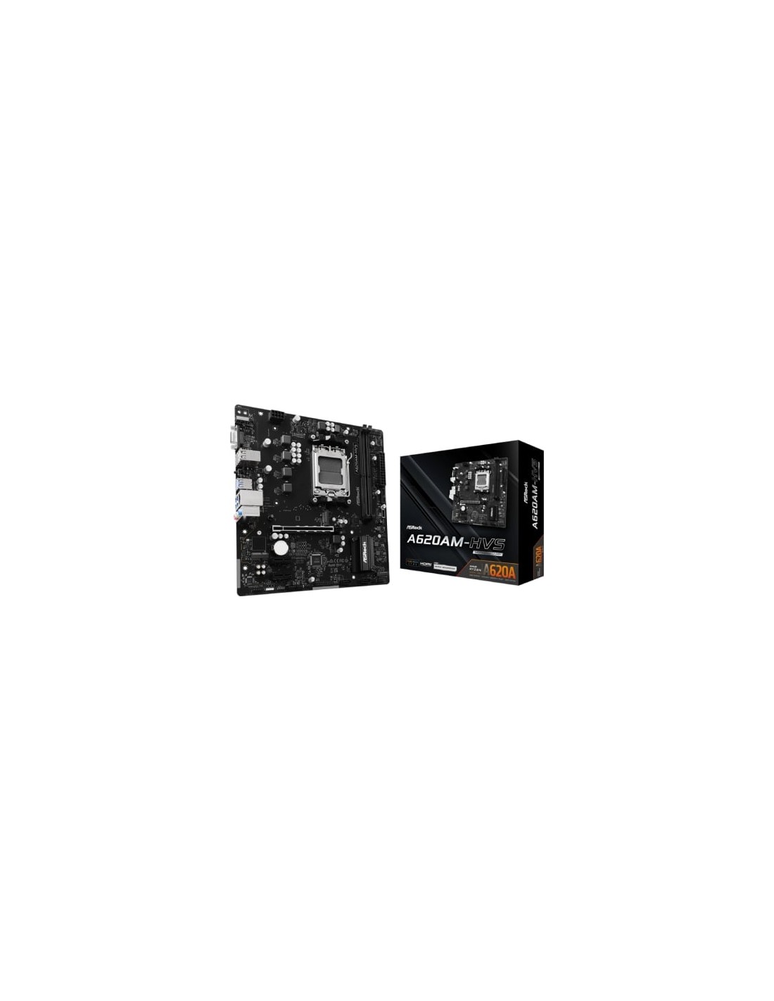 Placa Base Asrock A620AM-HVS DDR5 PCIe 4.0 Socket AM5 Micro ATX