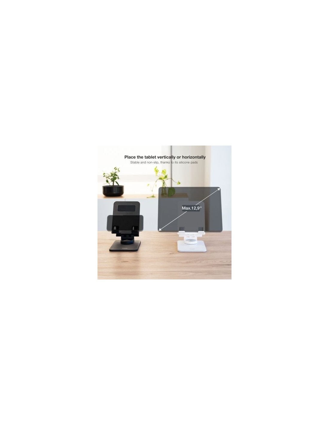 Soporte para Smartphone/Tablet TooQ PH-HERMES-HALLEY, Negro