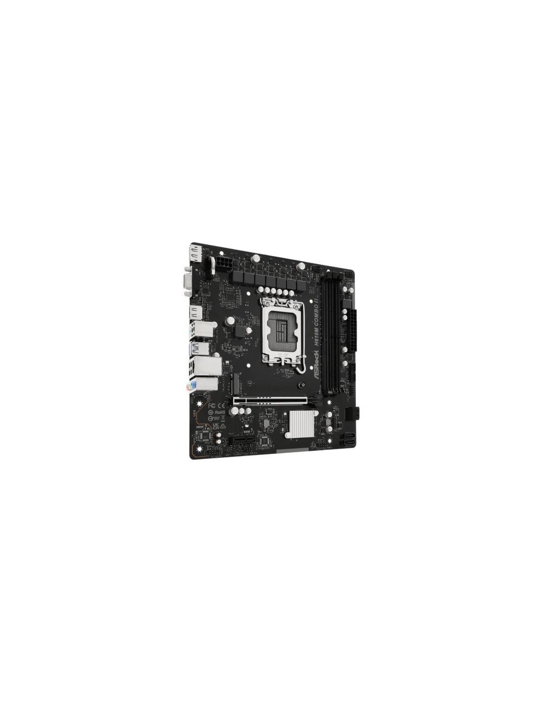 Placa Base Asrock H610M COMBO II Socket 1700 DDR4 DDR5 PCIe 5.0 Micro 
