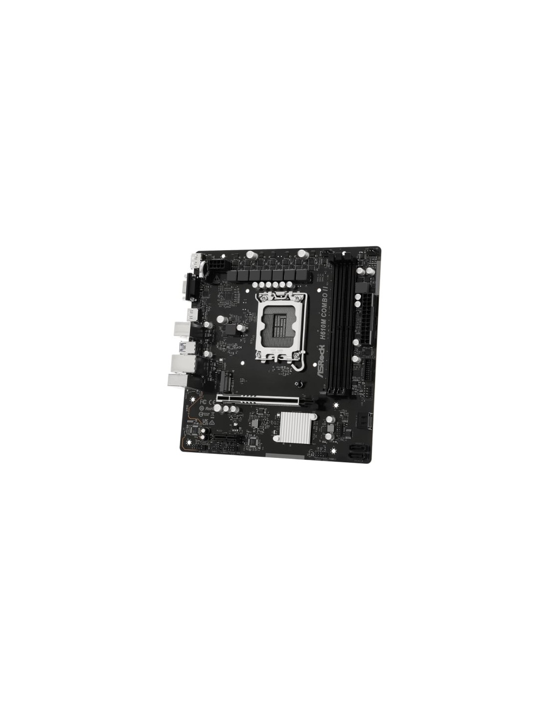 Placa Base Asrock H610M COMBO II Socket 1700 DDR4 DDR5 PCIe 5.0 Micro 
