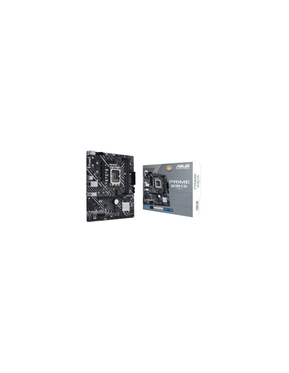 Placa Base Asus Prime H610M-E D4-CSM Socket 1700 DDR4 PCIe 4.0 Micro A