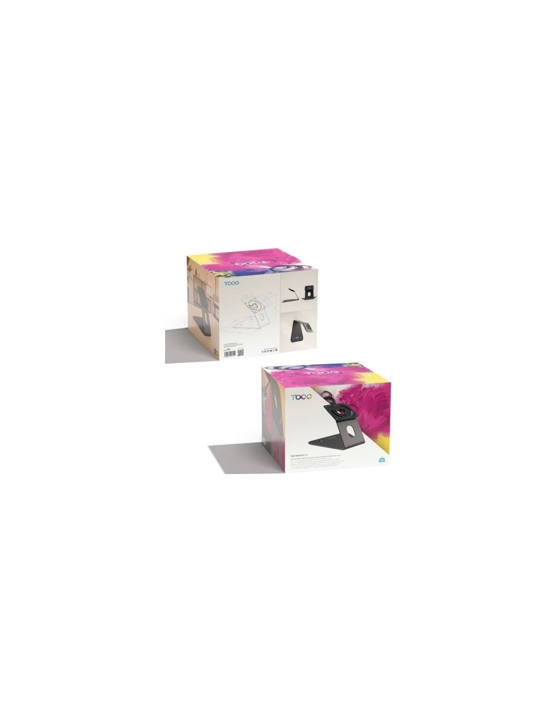 Soporte de Mesa/Pared para Marco Antirrobo de Tablet TooQ TQATWM3401-B
