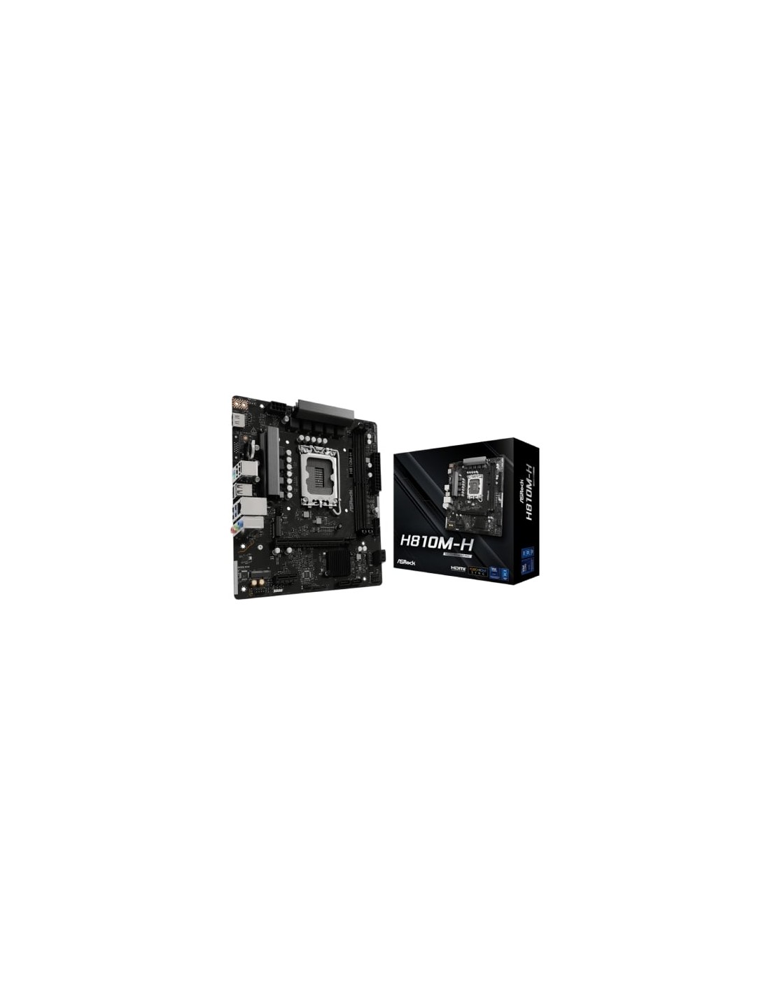 Placa Base Asrock H810M-H Socket 1851 DDR5 PCIe 4.0 Micro ATX