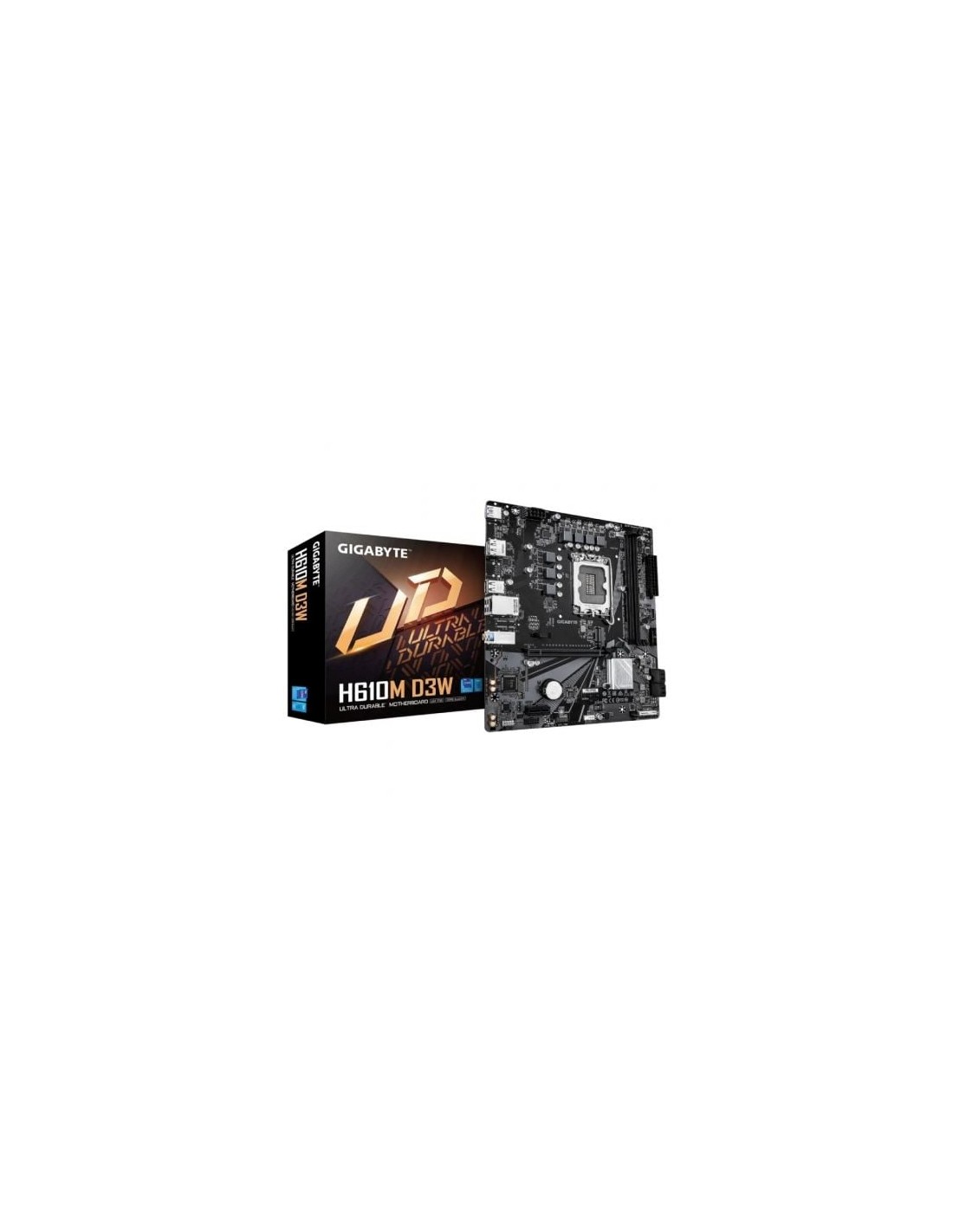 Placa Base Gigabyte H610M D3W Socket 1700 DDR5 PCIe 4.0 Micro ATX