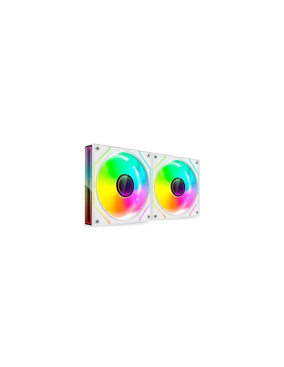 Pack 2 Ventiladores Mars Gaming MF-3DPROX2 12cm ARGB Blancos | Logroño