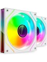 Pack 2 Ventiladores Mars Gaming MF-3DPROX2 12cm ARGB Blancos | Logroño
