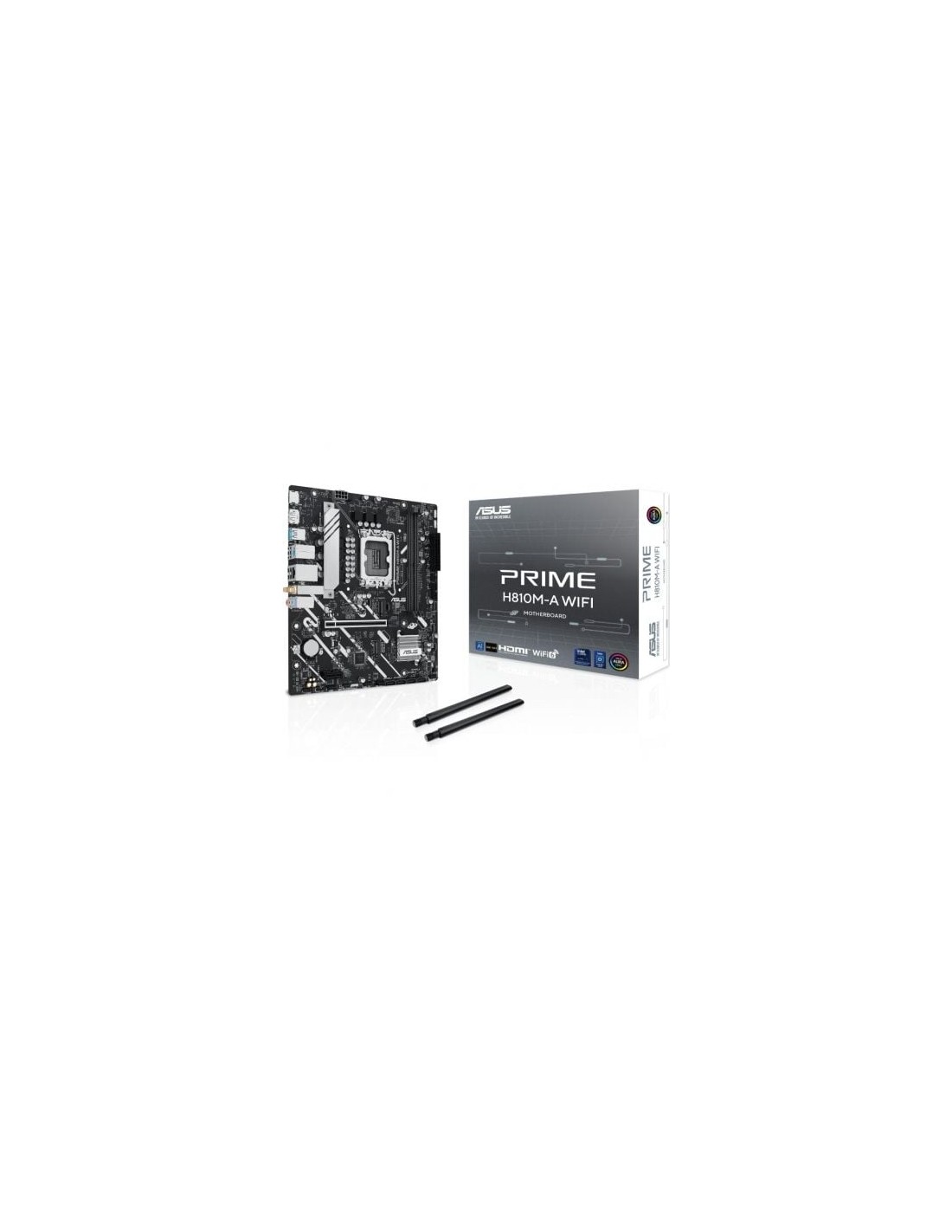 Placa Base Asus Prime H810M-A WIFI Socket 1851 DDR5 PCIe 4.0 Micro ATX