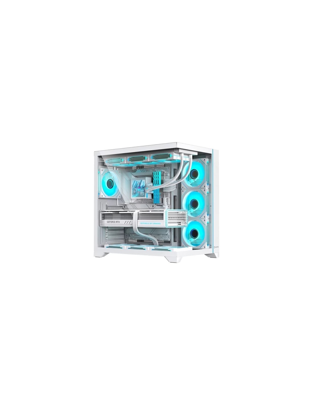 Caja Gaming Semitorre Hiditec H3 Pro/ Blanca | Logroño