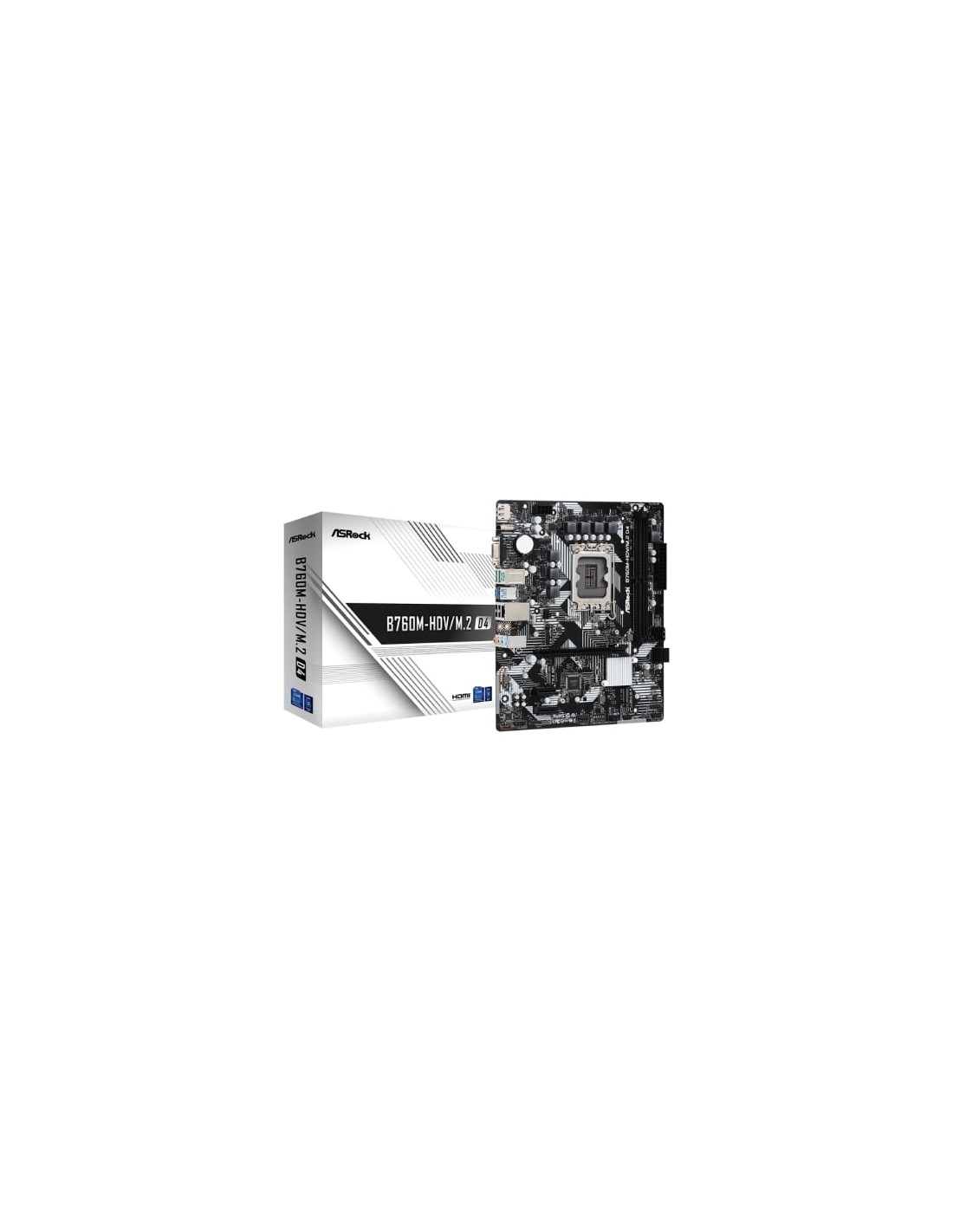 Placa Base Asrock B760M-HDV M2 D4 Socket 1700 DDR4 PCIe 4.0 Micro ATX