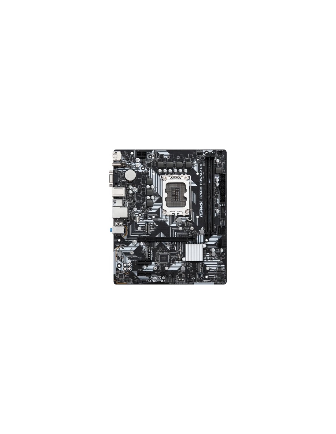 Placa Base Asrock B760M-HDV M2 D4 Socket 1700 DDR4 PCIe 4.0 Micro ATX
