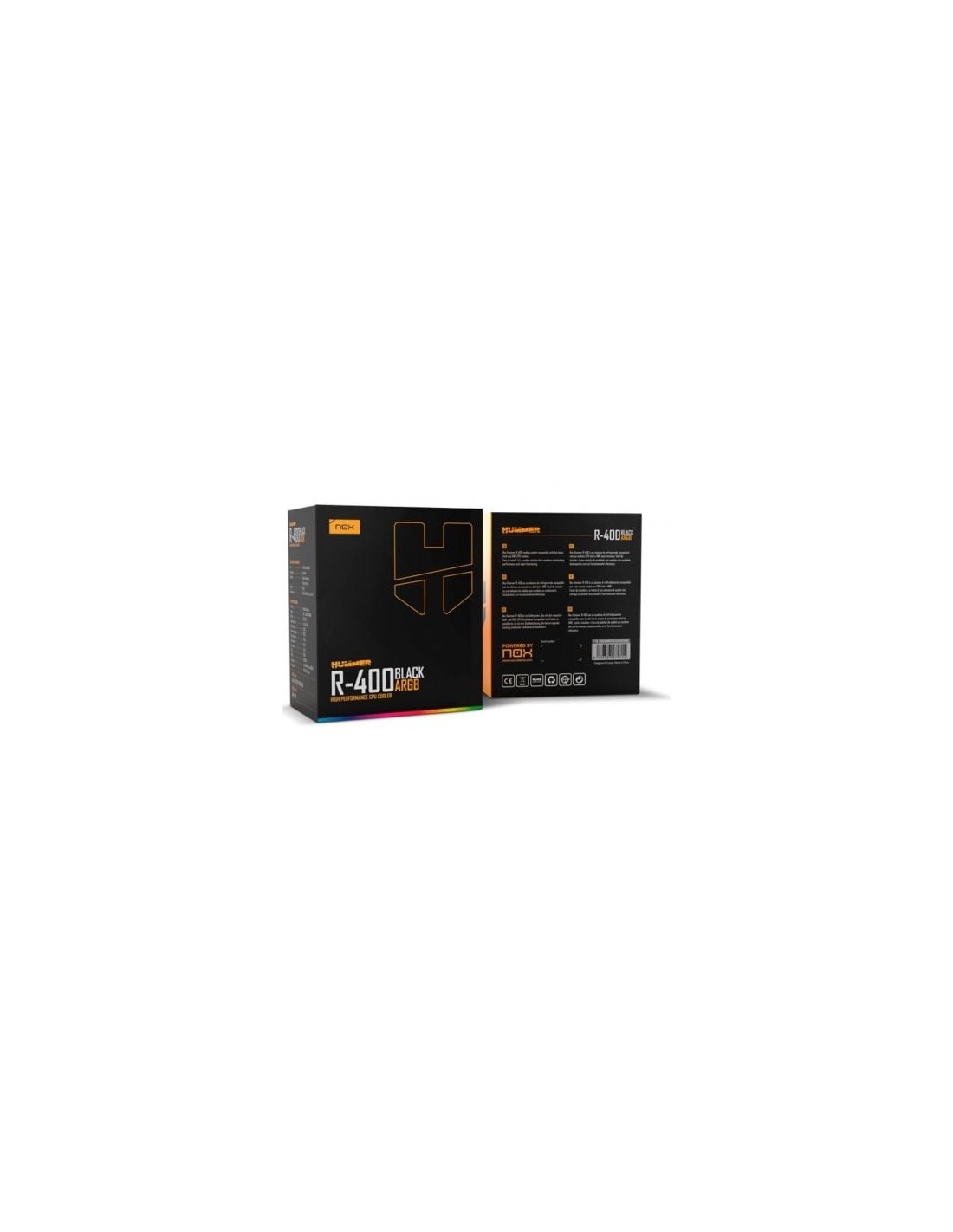 Ventilador con Disipador Nox Hummer R-400 ARGB 12cm | Logroño