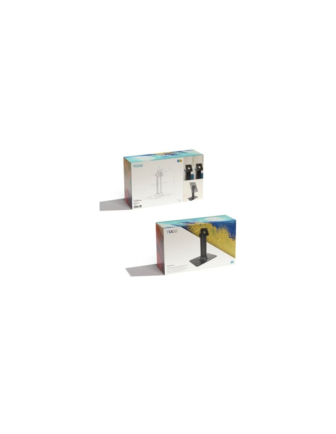 Soporte de Mesa para Marco Antirrobo de Tablet TooQ TQATC2601-B, Negro