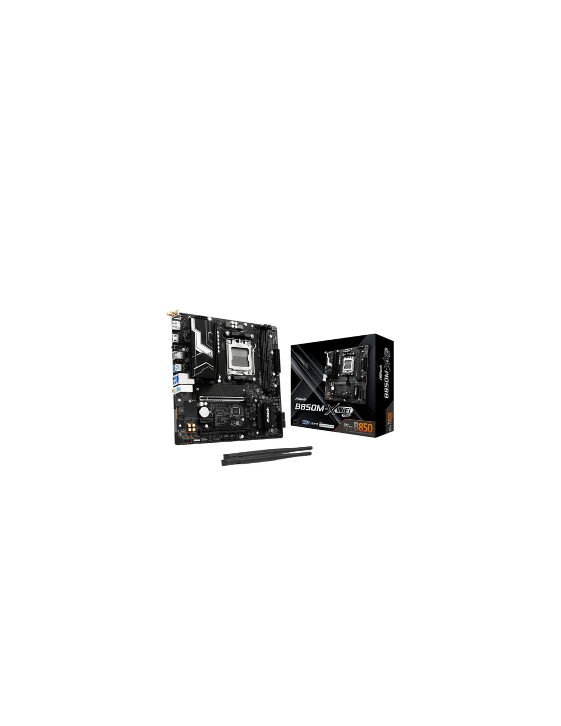 Placa Base Asrock B850M-X WiFi R2.0 DDR5 PCIe 5.0 Socket AM5 Micro ATX