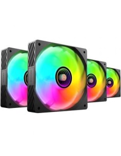 Pack 4 Ventiladores Mars Gaming MF-SI4KIT 12cm + HUB + Mando a Distanc 2