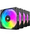 Pack 4 Ventiladores Mars Gaming MF-SI4KIT 12cm + HUB + Mando a Distanc