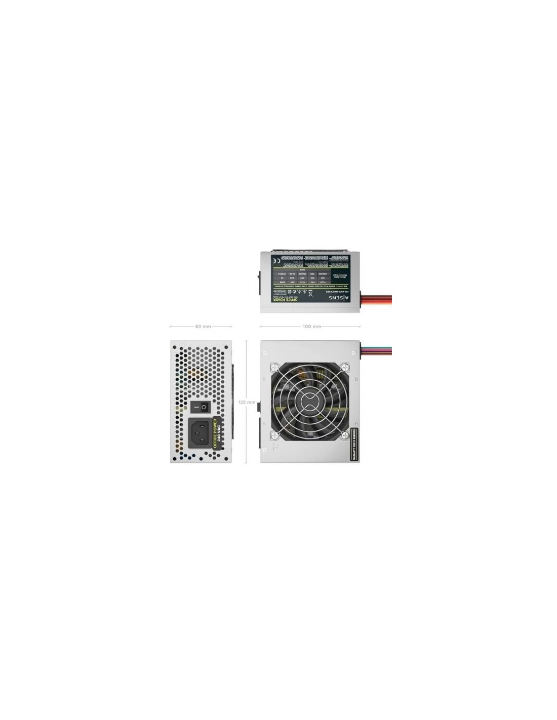 Fuente de Alimentación SFX Aisens ASPC-500SFX-SEO 500W | Logroño