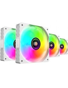 Pack 4 Ventiladores Mars Gaming MF-SI4KIT 12cm + HUB + Mando a Distanc 2