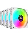 Pack 4 Ventiladores Mars Gaming MF-SI4KIT 12cm + HUB + Mando a Distanc
