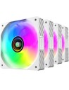 Pack 4 Ventiladores Mars Gaming MF-SI4KIT 12cm + HUB + Mando a Distanc