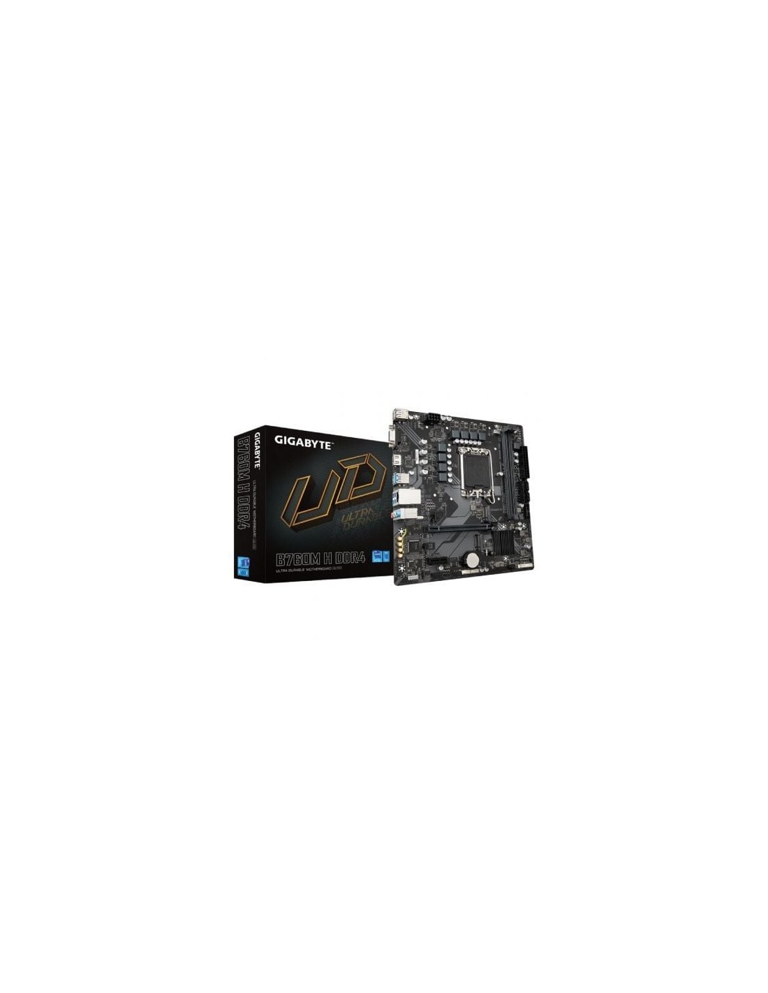 Placa Base Gigabyte B760M H DDR4 Socket 1700 DDR4 PCIe 4.0 Micro ATX