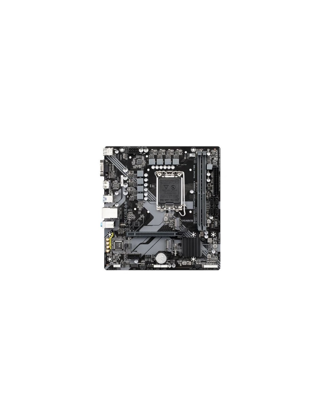Placa Base Gigabyte B760M H DDR4 Socket 1700 DDR4 PCIe 4.0 Micro ATX