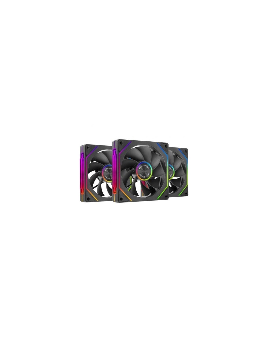 Pack 3 Ventiladores Invertidos Mars Gaming MF-LINKFINITYKIT2R 12cm ARG