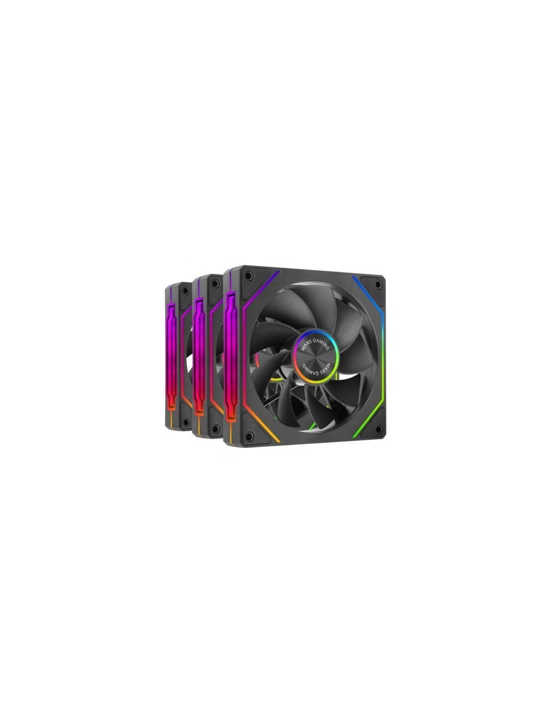 Pack 3 Ventiladores Invertidos Mars Gaming MF-LINKFINITYKIT2R 12cm ARG